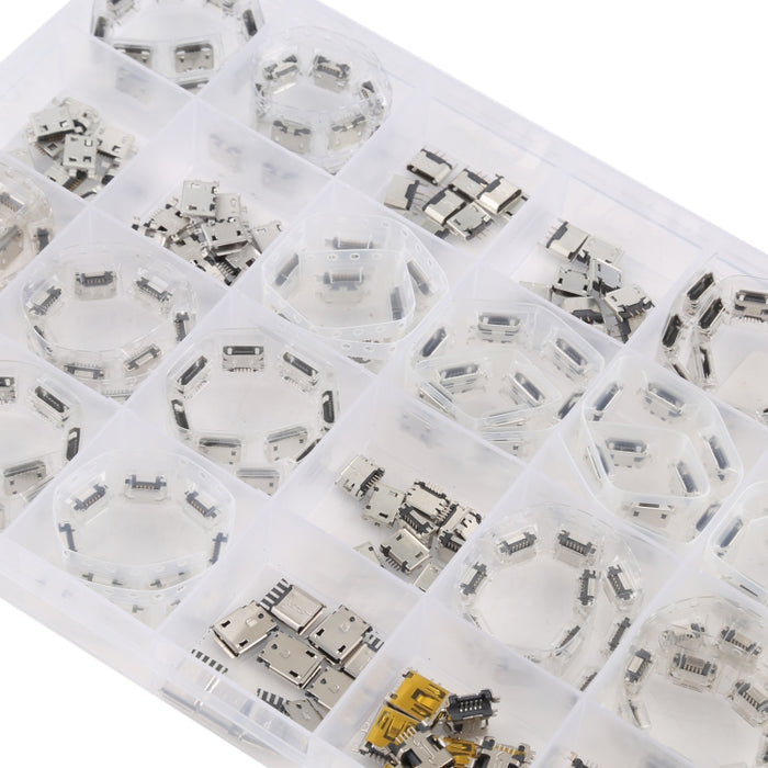 Conector de puerto de carga micro USB de 240 piezas para Samsung/Moto/SONY/HTC/ZTE/Huawei/Xiaomi/Lenovo, etc.
