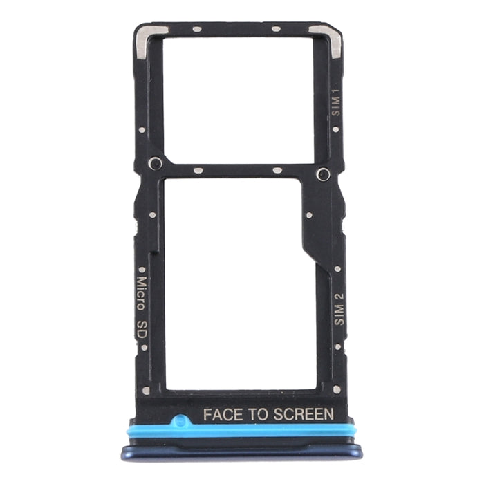 Bandeja Tarjeta SIM + Bandeja Tarjeta SIM / Bandeja Tarjeta Micro SD para Xiaomi Mi 10T Lite 5G, For Xiaomi Mi 10T Lite 5G