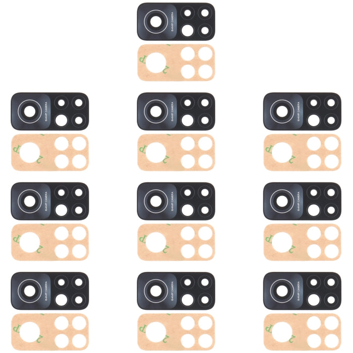 Lente de cámara trasera de 10 piezas para Xiaomi Mi 10T 5G / Redmi K30S / M2007J3SC, M2007J3SY, For Xiaomi Mi 10T 5G