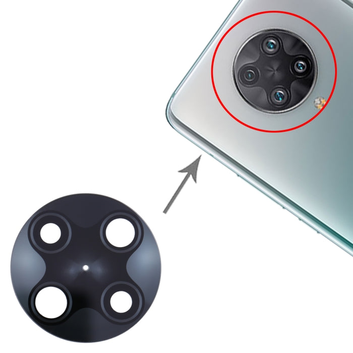 Lente de cámara trasera de 10 piezas para Xiaomi Redmi K30 Ultra / M2006J10C, For Xiaomi Redmi K30 Ultra