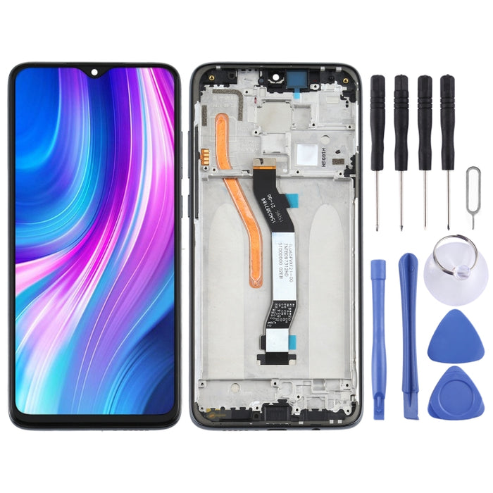 Pantalla LCD y digitalizador de montaje completo con marco para Xiaomi Redmi Note 8 Pro (tarjeta SIM única), For Xiaomi Redmi Note 8 Pro (Sing card), For Xiaomi Redmi Note 8 Pro