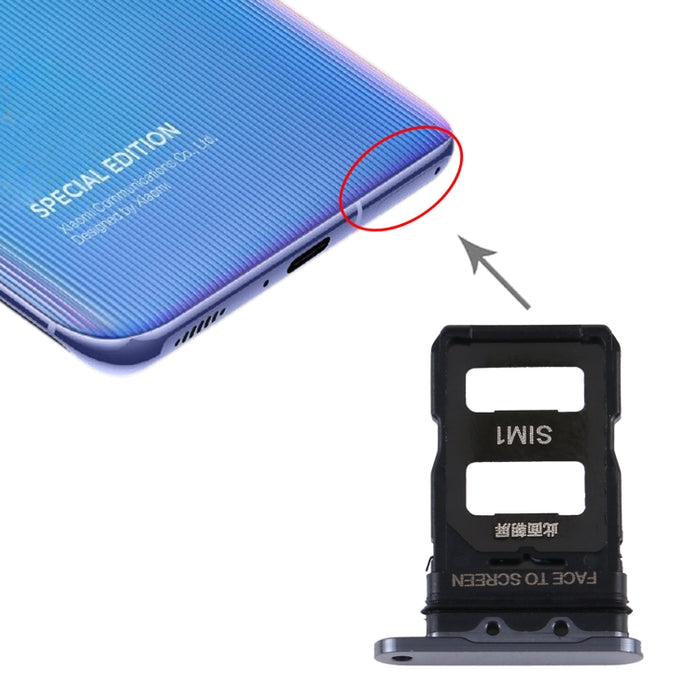 Bandeja Tarjeta SIM + Bandeja Tarjeta SIM para Xiaomi Mi 11, For Xiaomi Mi 11