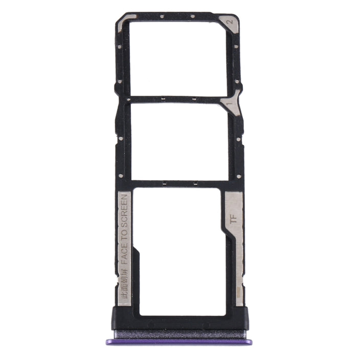 Bandeja Tarjeta SIM + Bandeja Tarjeta SIM + Bandeja Tarjeta Micro SD para Xiaomi Redmi Note 9 5G / Redmi Note 9T M2007J22G M2007J22C, For Xiaomi Redmi Note 9 5G