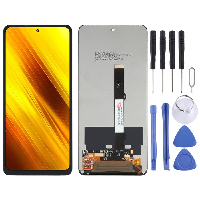 Pantalla LCD y digitalizador de montaje completo para Xiaomi Poco X3/Redmi Note 9 Pro 5G/Mi 10T Lite 5G M2010J19SC M2010J19CG M2007J17G, For Xiaomi Poco X3