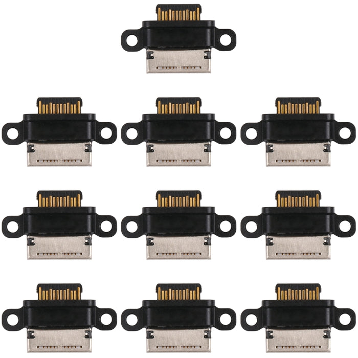 Conector de puerto de carga de 10 piezas para Xiaomi Black Shark 3, For Xiaomi Black Shark 3