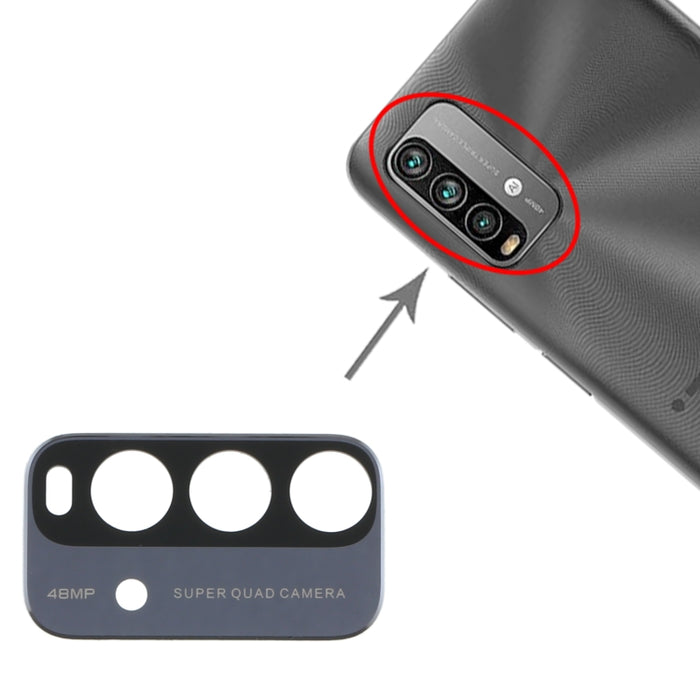 Lente de cámara trasera de 10 piezas para Xiaomi Redmi Note 9 4G M2010J19SC, For Xiaomi Redmi Note 9 4G, For Xiaomi Redmi Note 9 4G (Blue)