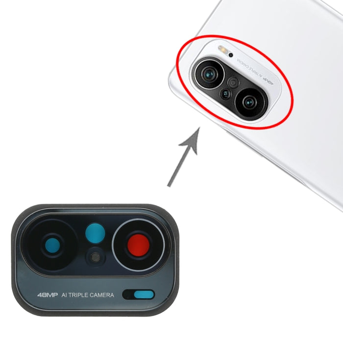 Tapa de Lente de Cámara para Xiaomi Redmi K40 (48MP) M2012K11AC, For Xiaomi Redmi K40 (48MP)