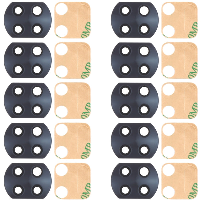 Lente de cámara trasera de 10 piezas para Xiaomi Mi 10T Lite 5G M2007J17G, For Xiaomi Mi 10T Lite 5G