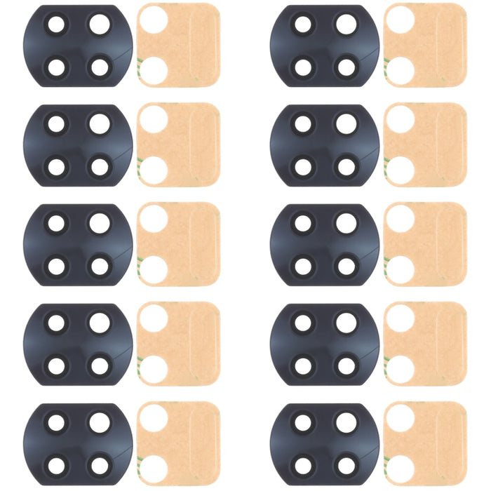 Lente de cámara trasera de 10 piezas para Xiaomi Redmi Note 9T 5G M2007J22G, For Xiaomi Redmi Note 9T 5G
