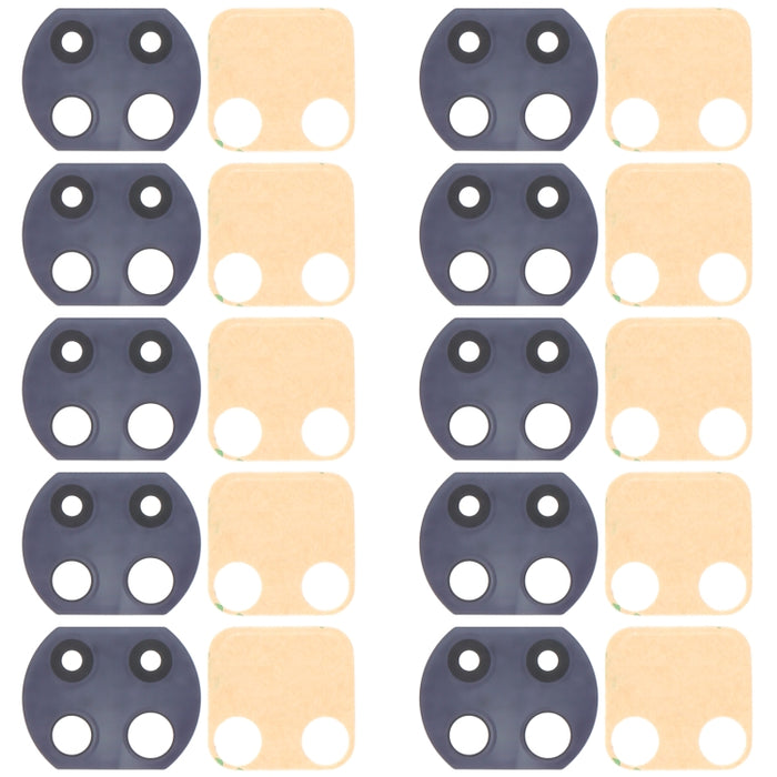 Lente de cámara trasera de 10 piezas para Xiaomi Mi 10i M2007J17I, For Xiaomi Mi 10i