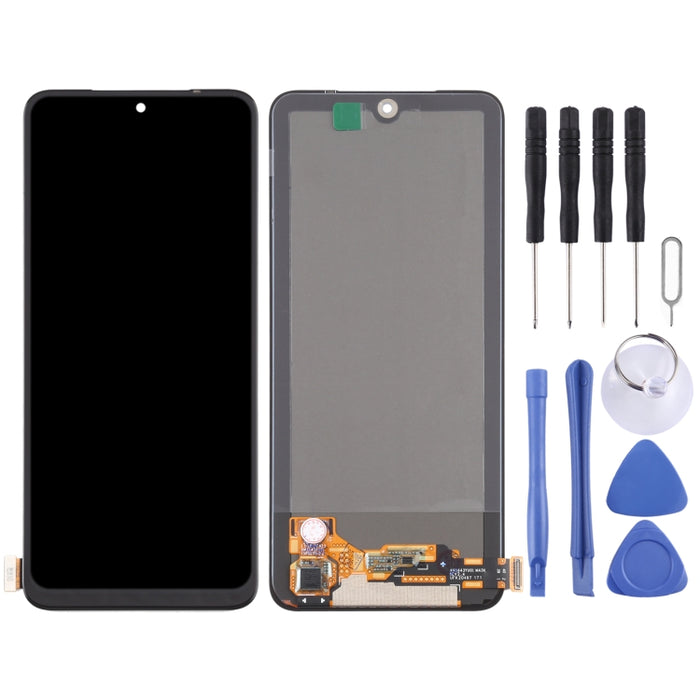 Pantalla LCD de material AMOLED original y ensamblaje completo del digitalizador para Xiaomi Redmi Note 10 4G / Redmi Note 10S / Redmi Note 11 SE India / Poco M5s M2101K7AI, M2101K7AG                                                                     ...