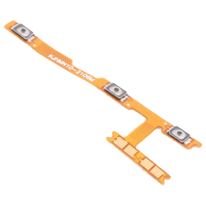 Cable flexible de botón de encendido y volumen para Xiaomi Redmi Note 10 M2101K7AI M2101K7AG, For Xiaomi Redmi Note 10
