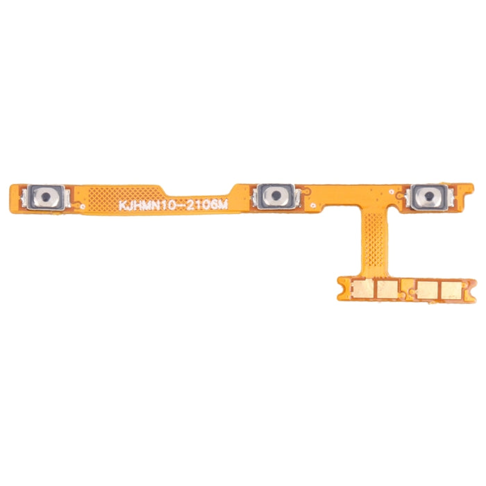 Cable flexible de botón de encendido y volumen para Xiaomi Redmi Note 10 M2101K7AI M2101K7AG, For Xiaomi Redmi Note 10