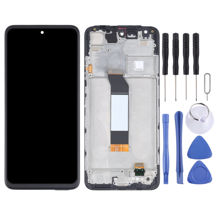 Pantalla LCD original para Xiaomi Redmi Note 10 5G / Redmi Note 10T 5G / Redmi Note 10T 5G M2103K19I / Poco M3 Pro 5G M2103K19PG, M2103K19PI, M2103K19G, M2103K19C Digitalizador Asamblea completa con marco, For Xiaomi Redmi Note 10 5G