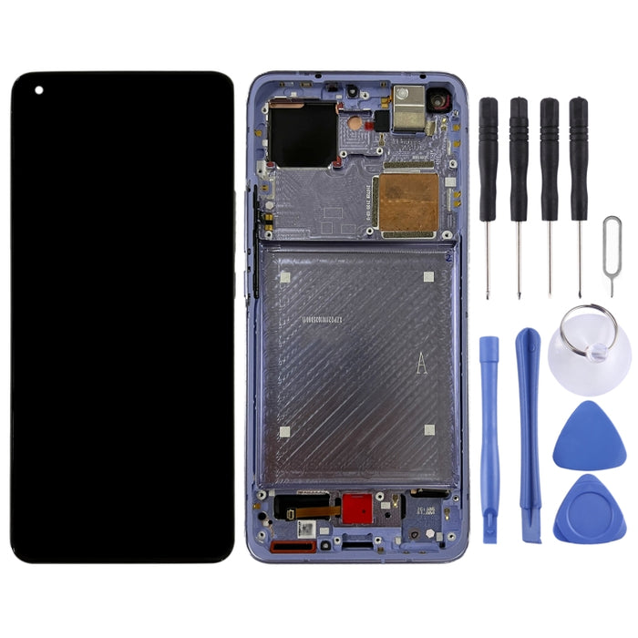 Pantalla LCD de material AMOLED original y ensamblaje completo del digitalizador con marco para Xiaomi Mi 11 Ultra / Mi 11 Pro M2102K1G M2102K1C M2102K1AC, For Xiaomi Mi 11 Ultra / Mi 11 Pro(Original), For Xiaomi Mi 11 Ultra(Original)
