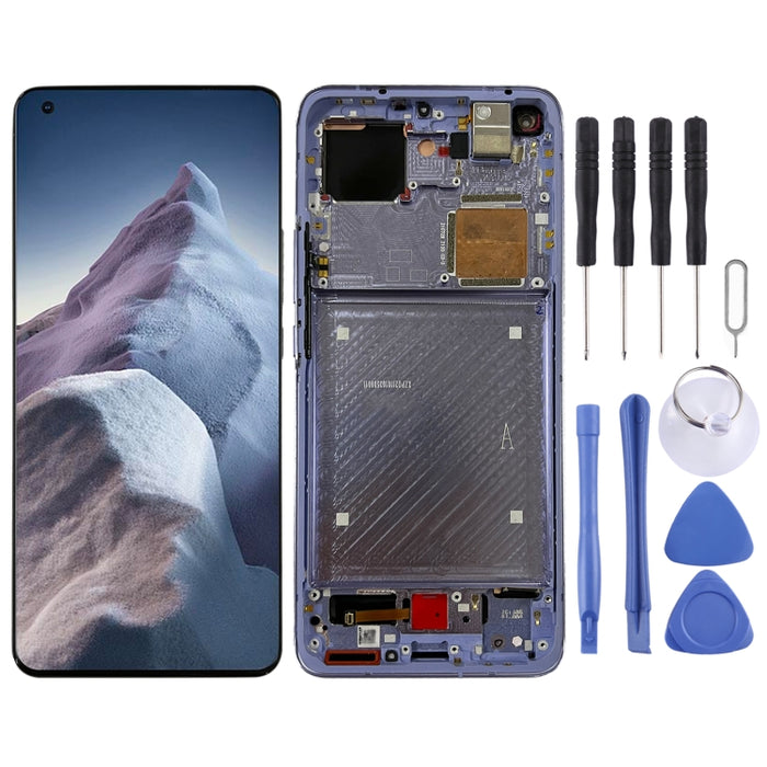 Pantalla LCD de material AMOLED original y ensamblaje completo del digitalizador con marco para Xiaomi Mi 11 Ultra / Mi 11 Pro M2102K1G M2102K1C M2102K1AC, For Xiaomi Mi 11 Ultra / Mi 11 Pro(Original), For Xiaomi Mi 11 Ultra(Original)