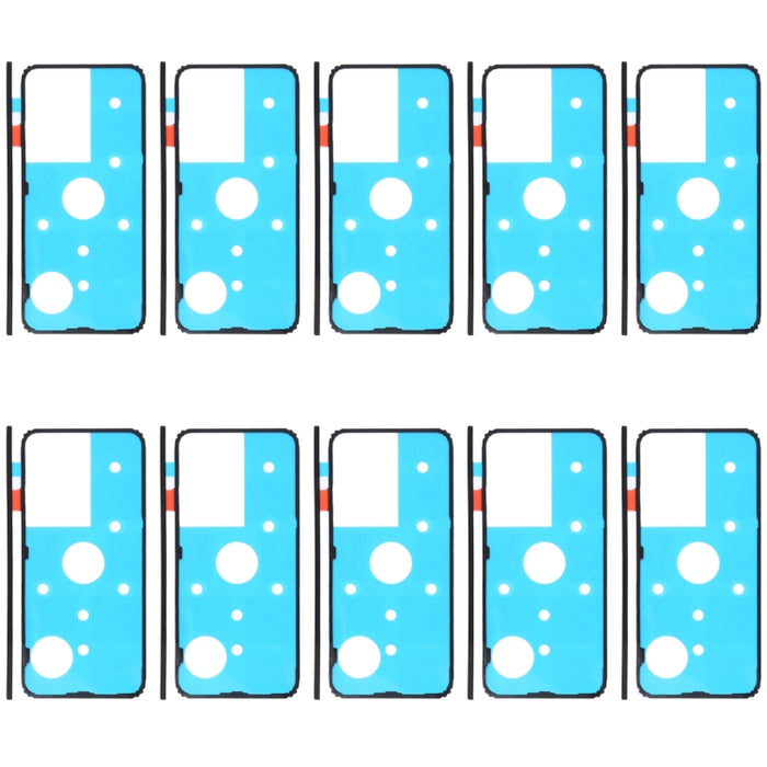 Adhesivo de cubierta trasera de 10 piezas para Xiaomi Mi Note 10 Lite, For Xiaomi Mi Note 10 Lite
