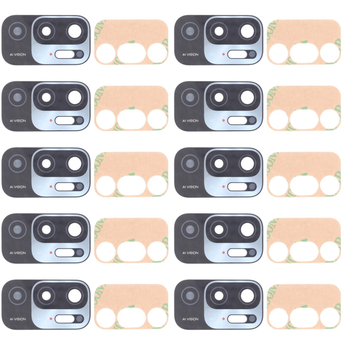 Lente de cámara trasera de 10 piezas para Xiaomi Redmi Note 10 5G / Redmi Note 10T 5G M2103K19G M2103K19C, For Xiaomi Redmi Note 10 5G