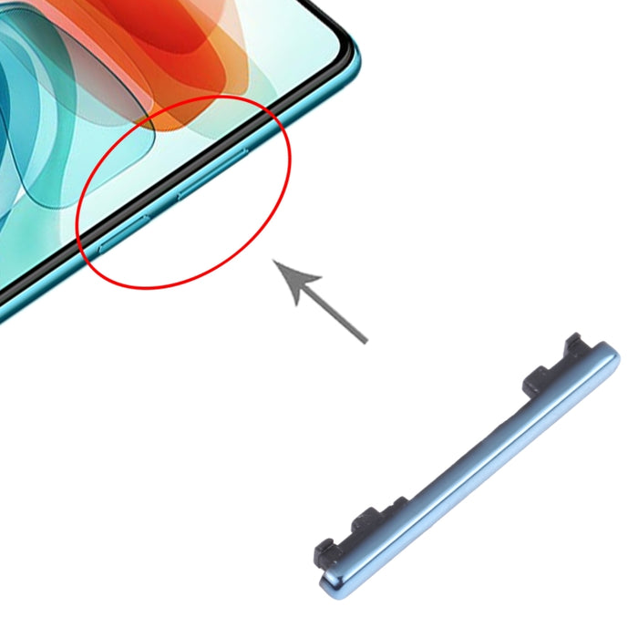 Botón de control de volumen para Xiaomi Redmi Note 10 Pro (India) / Redmi Note 10 Pro Max / Redmi Note 10 Pro M2101K6G M2101K6R M2101K6P M2101K6I, For Xiaomi Redmi Note 10 Pro Max