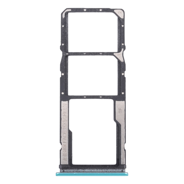Bandeja de Tarjeta SIM + Bandeja de Tarjeta SIM + Bandeja de Tarjeta Micro SD para Xiaomi Redmi 9T 4G / Redmi Note 9 4G J19S M2010J19SC M2010J19SG M2010J19SY, For Xiaomi Redmi 9T 4G