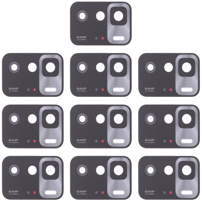 Lente de cámara trasera de 10 piezas para Xiaomi Redmi Note 10 Pro 5G / Poco X3 GT, For Xiaomi Redmi Note 10 Pro 5G / Poco X3 GT