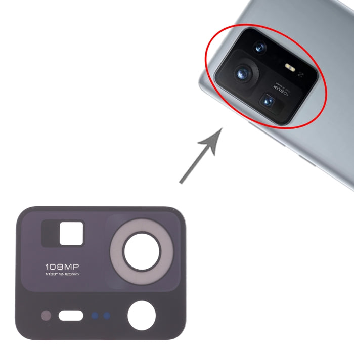 Lente de cámara trasera de 10 piezas para Xiaomi Mi Mix 4, For Xiaomi Mi Mix 4