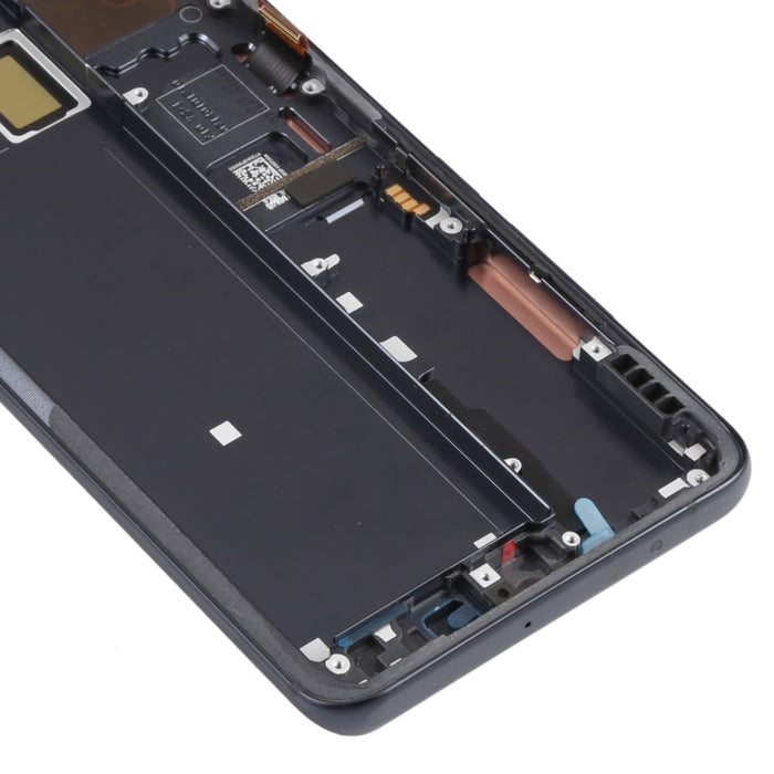 Pantalla LCD de material AMOLED y ensamblaje completo del digitalizador con marco para Xiaomi Mi Note 10 Lite M2002F4LG, For Xiaomi Mi Note 10 Lite (AMOLED)