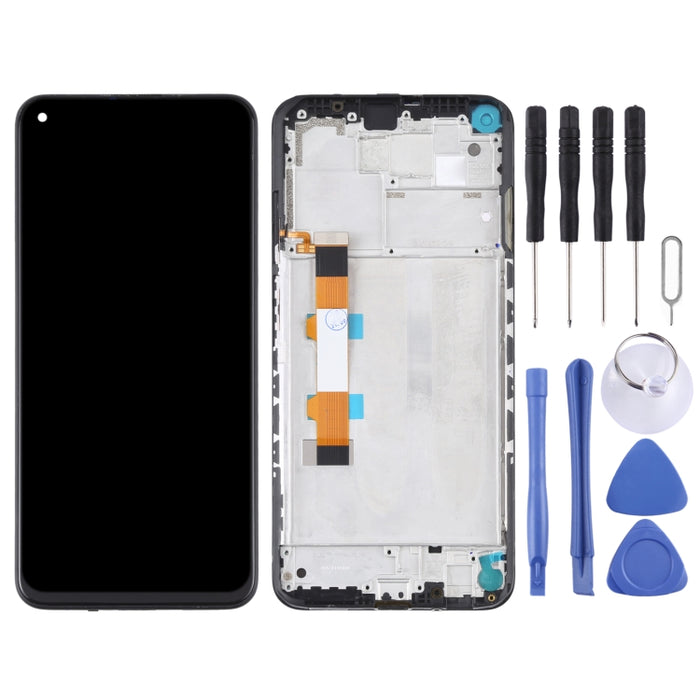 Pantalla LCD Original Y Montaje Completo Del Digitalizador Con Marco Para Xiaomi Redmi Note 9 5G / Redmi Note 9T 5G M2007J22C, For Xiaomi Redmi Note 9 5G (Original)