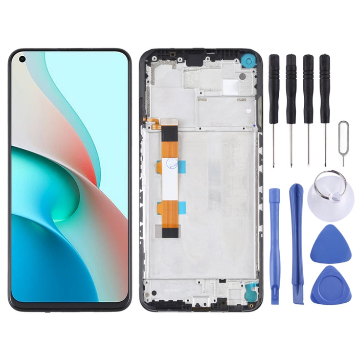 Pantalla LCD Original Y Montaje Completo Del Digitalizador Con Marco Para Xiaomi Redmi Note 9 5G / Redmi Note 9T 5G M2007J22C, For Xiaomi Redmi Note 9 5G (Original)
