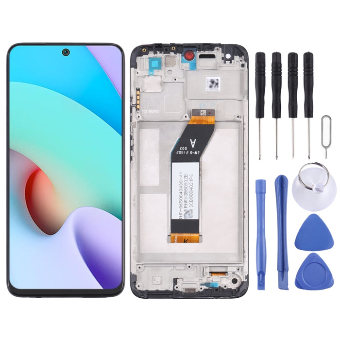 Pantalla LCD Original Y Montaje Completo Del Digitalizador Con Marco Para Xiaomi Redmi 10 21061119AG, For Xiaomi Redmi 10