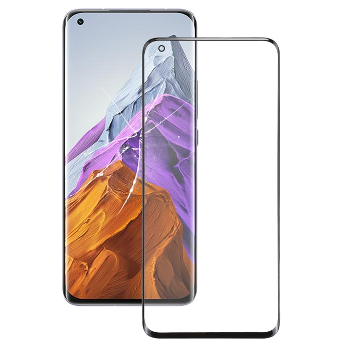 Lente de Cristal Exterior de Pantalla Frontal para Xiaomi Mi 11 Pro M2102K1AC, For Xiaomi Mi 11 Pro