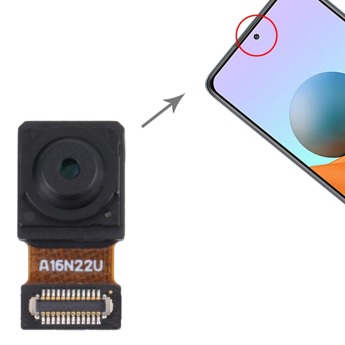 Para Xiaomi Redmi Note 10 4G Cámara frontal, For Xiaomi Redmi Note 10 4G