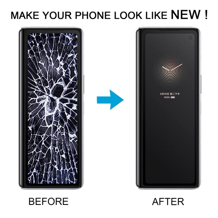 Pantalla secundaria LCD de material OLED original y ensamblaje completo del digitalizador para Xiaomi Mi Mix Fold, For Xiaomi Mi Mix Fold (Secondary Screen)