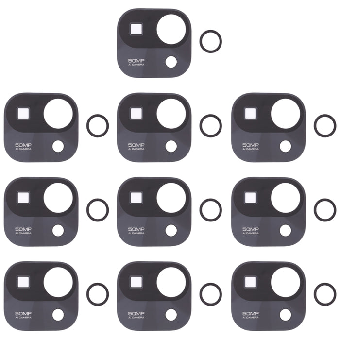 Lente de cámara trasera de 10 piezas para Xiaomi Mi 11 Pro M2102K1AC, For Xiaomi Mi 11 Pro