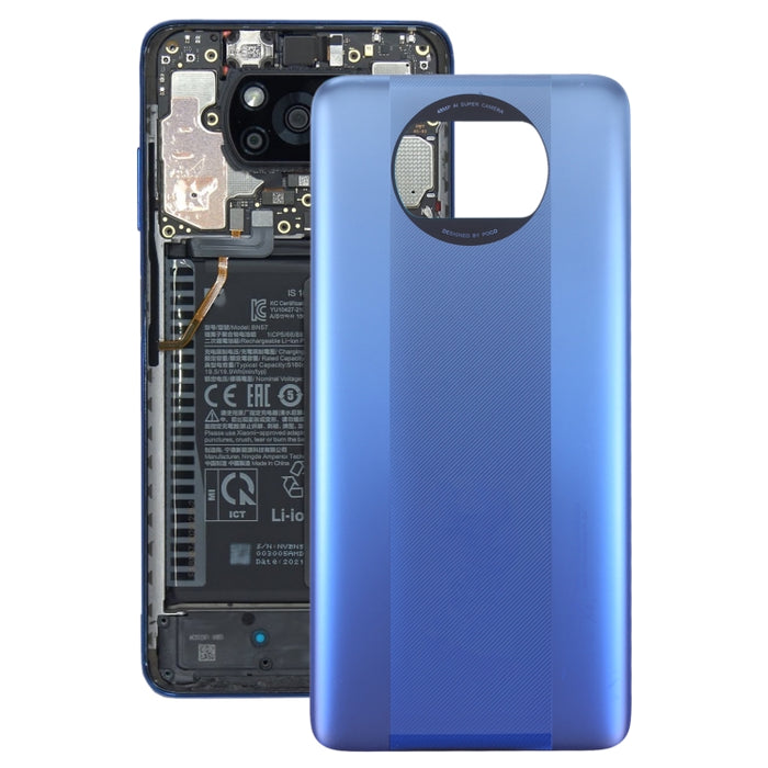Tapa Trasera de Batería Original para Xiaomi Poco X3 Pro M2102J20SG, For Xiaomi Poco X3 Pro