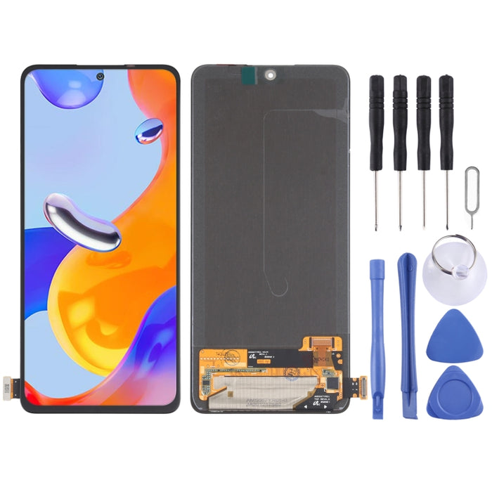 Material Super AMOLED Pantalla LCD original y ensamblaje completo del digitalizador para Xiaomi Redmi Note 11 Pro 4G / Redmi Note 11 Pro 5G / Redmi Note 11 Pro+ 5G (India) / Redmi Note 11E Pro 5G / Redmi Note 11 Pro+ 5G                                 ...