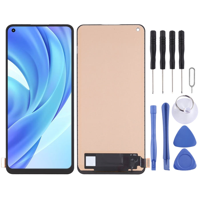 Pantalla LCD Original De Material TFT Y Montaje Completo Del Digitalizador Para Xiaomi Mi 11 Lite/11 Lite 5G NE, For Xiaomi Mi 11 Lite(TFT)