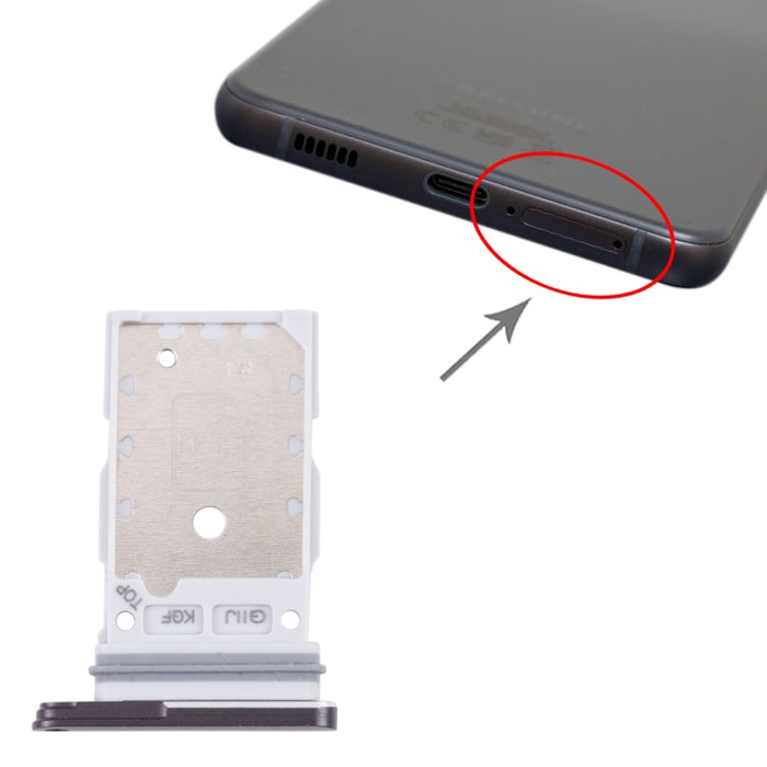Para Samsung Galaxy S21 FE 5G SM-G990B Bandeja Tarjeta SIM Original + Bandeja Tarjeta SIM
