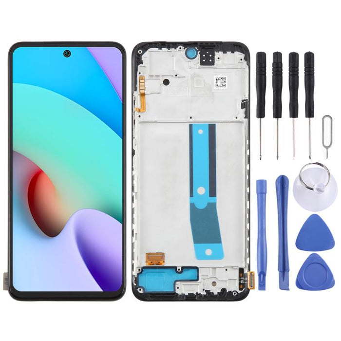 Pantalla LCD AMOLED Original y Montaje Completo del Digitalizador con Marco para Xiaomi Redmi Note 11 4G 2201117TG, For Xiaomi Redmi Note 11 4G 2201117TG (Original)