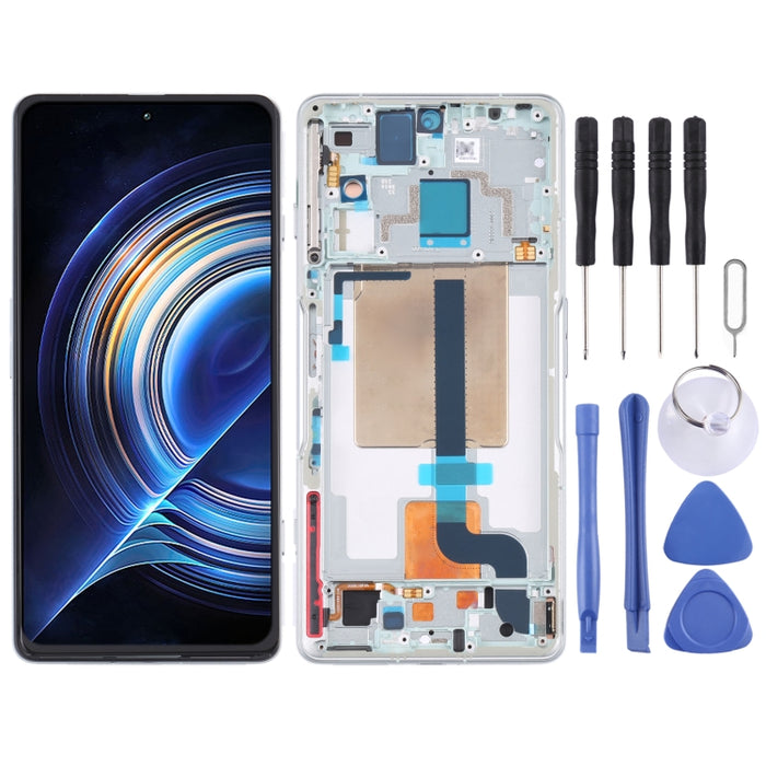Pantalla LCD Original Y Montaje Completo Del Digitalizador Con Marco Para Xiaomi Redmi K50 Gaming/Poco F4 GT, For Xiaomi Redmi K50 Gaming/Poco F4 GT(Original)