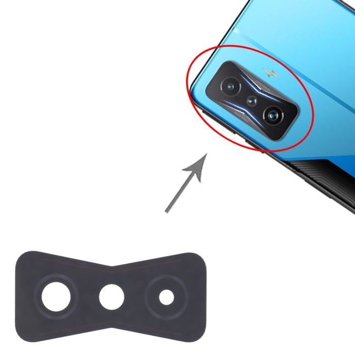 Lente de cámara trasera de 10 piezas para juegos Xiaomi Redmi K50, For Xiaomi Redmi K50 Gaming