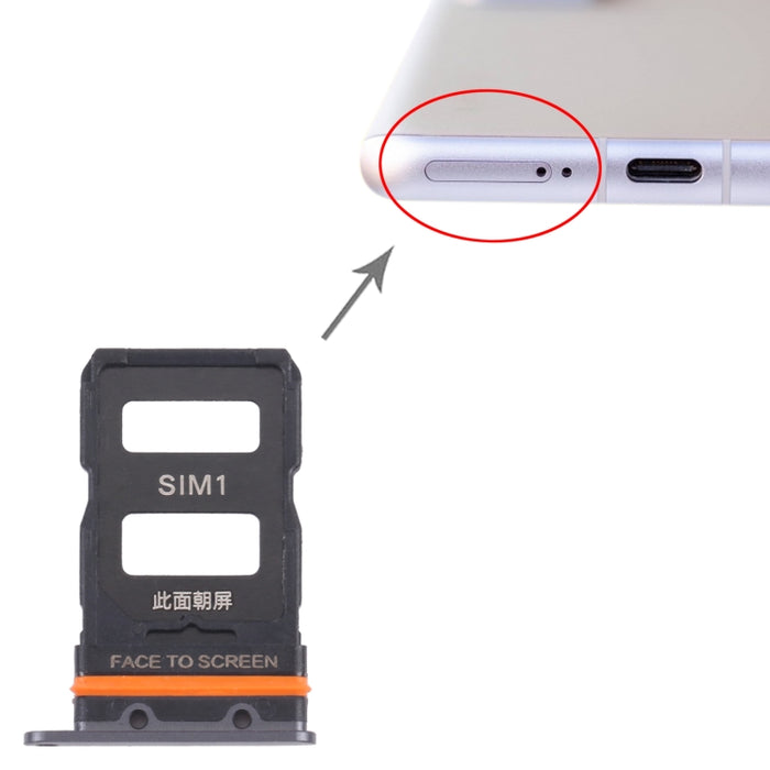 Bandeja Tarjeta SIM + Bandeja Tarjeta SIM para Xiaomi 12/12X, For Xiaomi 12/12X
