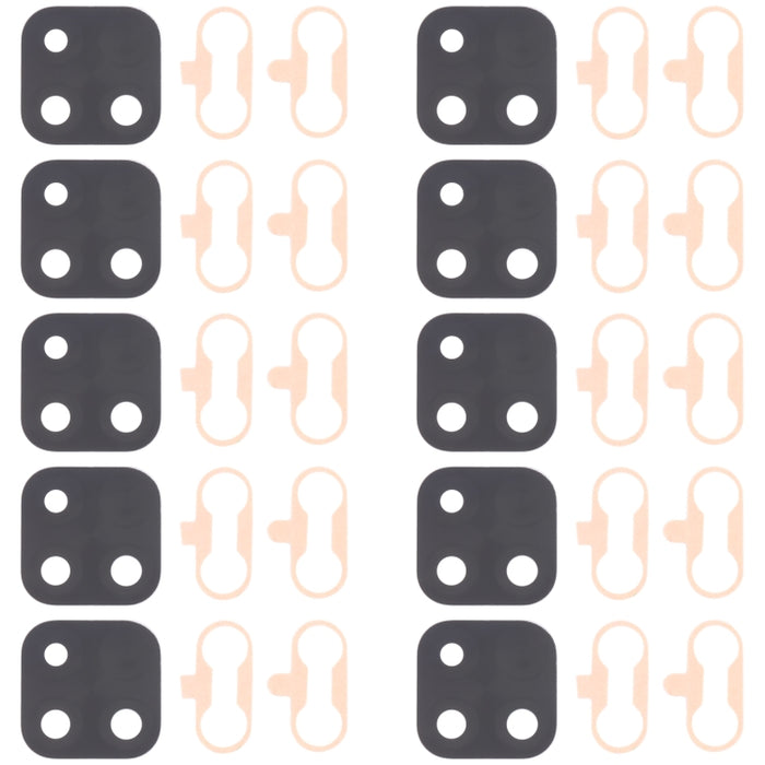 Lente de cámara trasera de 10 piezas para Xiaomi Redmi 10C/Redmi 10 India/Redmi 10 Power/Poco C40, For Xiaomi Redmi 10C/Redmi 10 India/Redmi 10 Power/Poco C40
