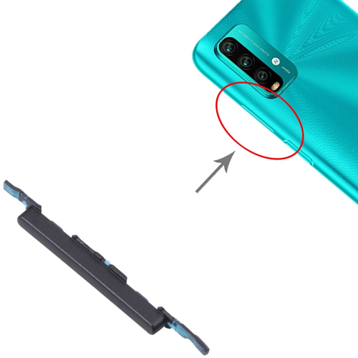 Botón de Control de Volumen para Xiaomi Redmi Note 9 4G/Redmi 9T/Redmi 9 Power, For Xiaomi Redmi Note 9 4G/Redmi 9T/Redmi 9 Power, For Xiaomi Redmi Note 9 4G/Redmi 9T/9 Power