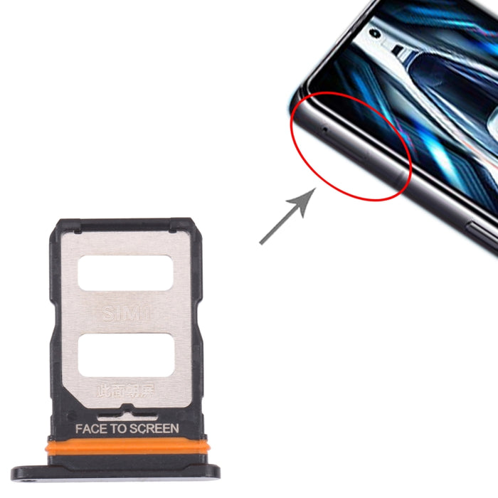 Bandeja Tarjeta SIM + Bandeja Tarjeta SIM para Xiaomi Redmi K50 Gaming, For Xiaomi Redmi K50 Gaming
