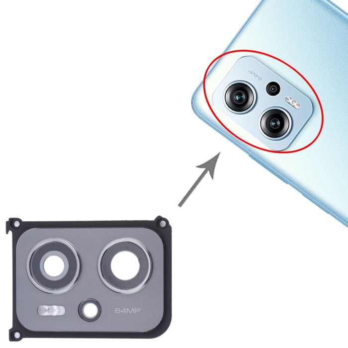 Marco de Lente de Cámara Trasera para Xiaomi Redmi Note 11T Pro / Note 11T Pro+ / Poco X4 GT, For Xiaomi Redmi Note 11T Pro / Note 11T Pro+ / Poco X4 GT