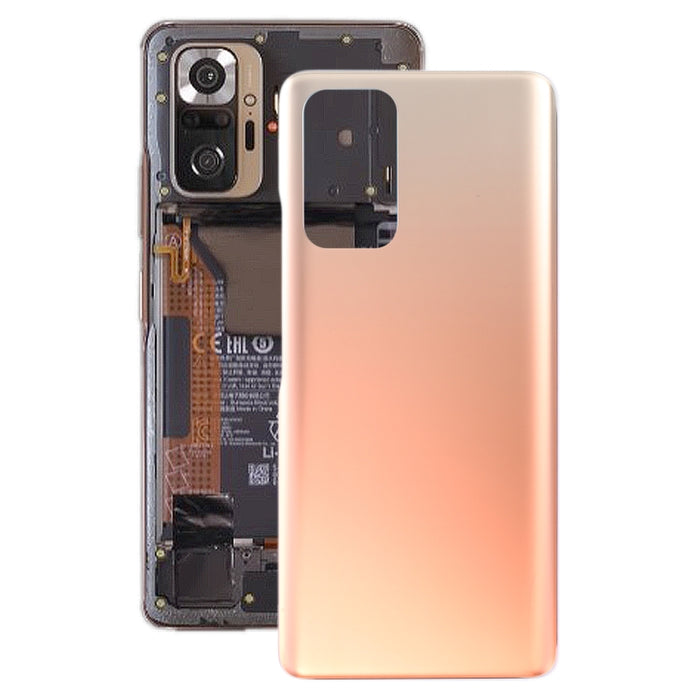 Tapa Trasera de Batería de Vidrio para Xiaomi Redmi Note 10 Pro/Redmi Note 10 Pro Max/Redmi Note 10 Pro India, For Xiaomi Redmi Note 10 Pro