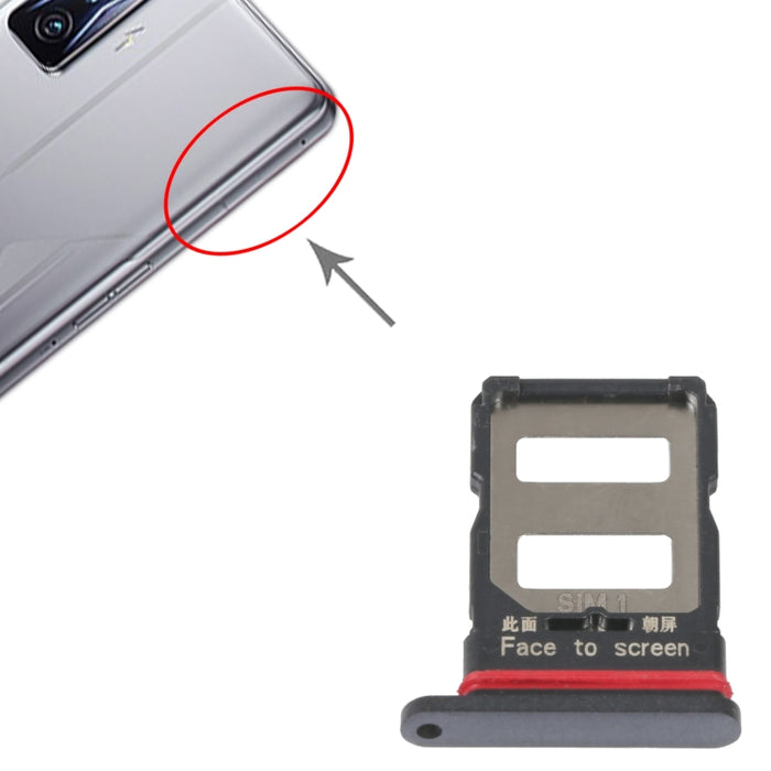 Para Xiaomi Redmi K50/K50 Pro Bandeja de tarjeta SIM + Bandeja de tarjeta SIM, For Xiaomi Redmi K50/K50 Pro