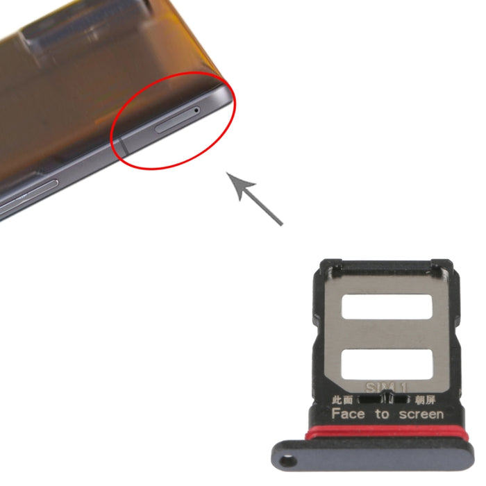 Bandeja Tarjeta SIM + Bandeja Tarjeta SIM Para Xiaomi Poco F4 GT, For Xiaomi Poco F4 GT