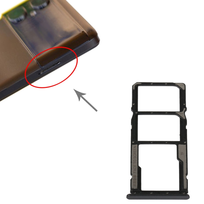 Bandeja de tarjeta SIM + Bandeja de tarjeta SIM + Bandeja de tarjeta Micro SD para Xiaomi Poco M4 5G/Poco M4 5G India/Redmi Note 11R, For Xiaomi Poco M4 5G/Poco M4 5G